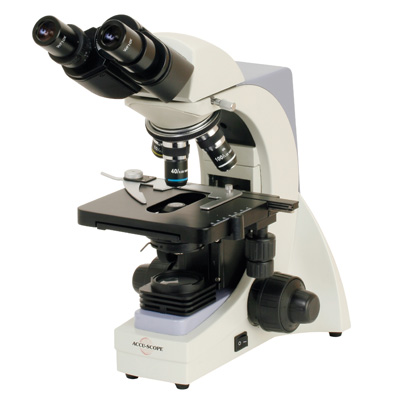 Binocular LED Microscope w/Achromat Objectives -Model 3002-LED-R
