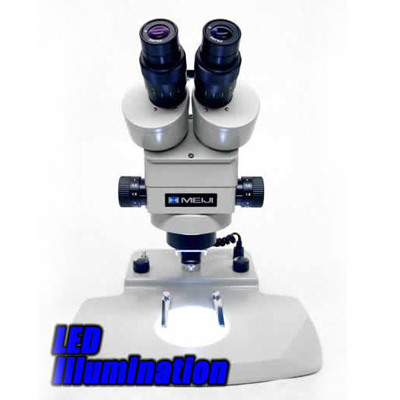 Trinocular Zoom Stereo Microscopes with Detent - Model EMZ-12TRD