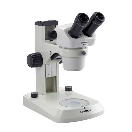 Zoom Stereo Microscope on E-LED Stand - Model 13208 Zoom Stereo Microscope on E-LED Stand - Model 13208